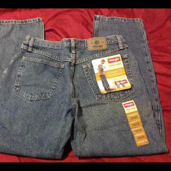 New Wrangler 5 Star Relaxed Fit U Shape 32x 30.NWT - Picture 6 of 6